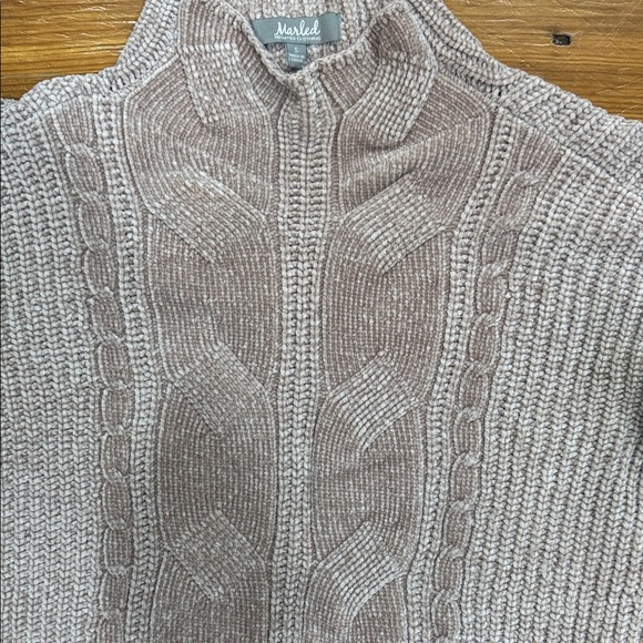 Marled Reunited Clothing Knit Sweater light pink size small - Picture 7 of 10